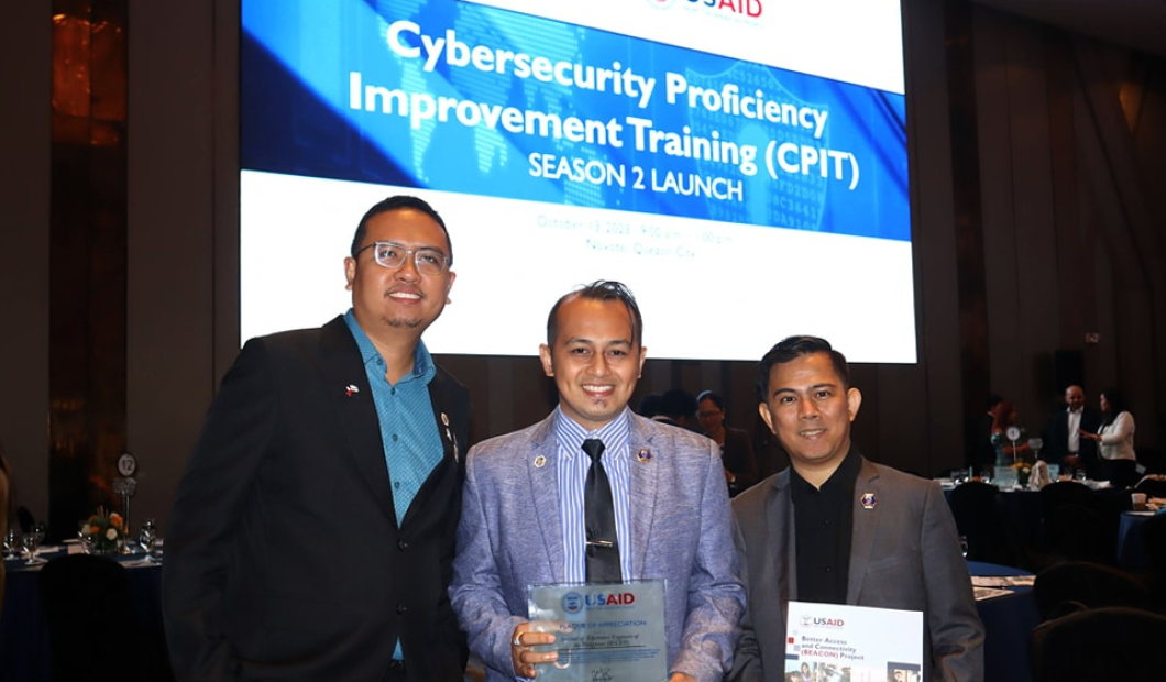 IECEP awarded recognition for USAID and DICT CPIT Partnership